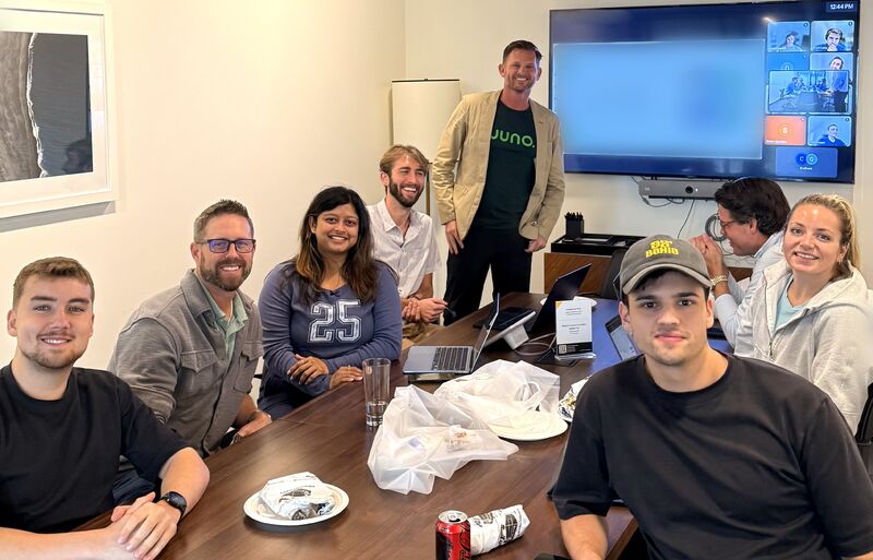 Joel on-site with the Juno team in Philadelphia